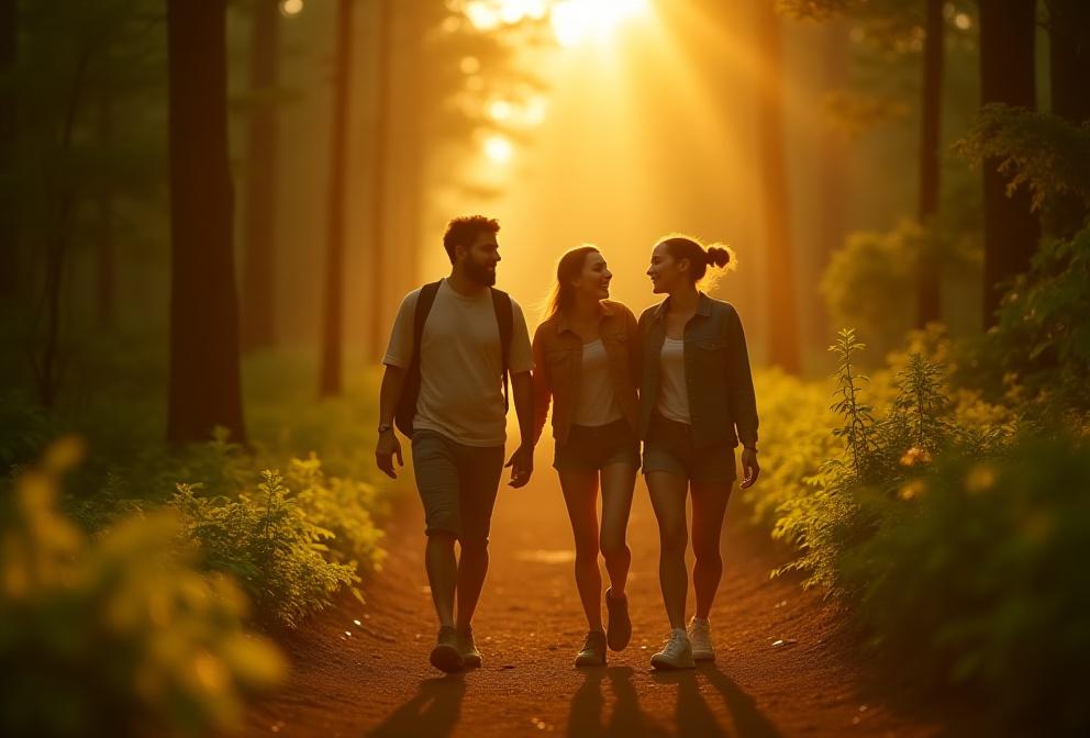 鹿児島で隠れた場所を探索する友人グループの昔の写真