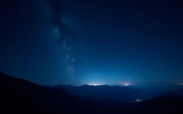 高地での星空観察