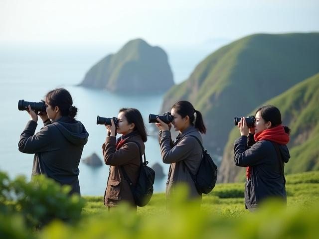 鹿児島でカメラを構える女性写真家グループ